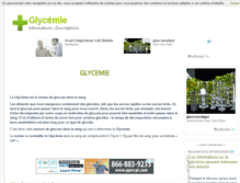 Tablet Screenshot of glycemie.info